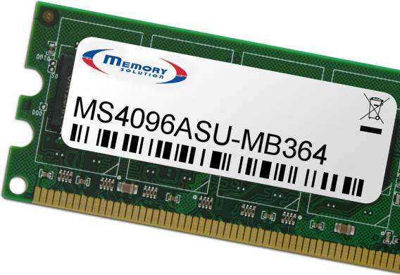 Produktbild Memorysolution Memory Solution MS4096ASU-MB364 4GB Speichermodul (Asus P8H61, 1 x 4GB)