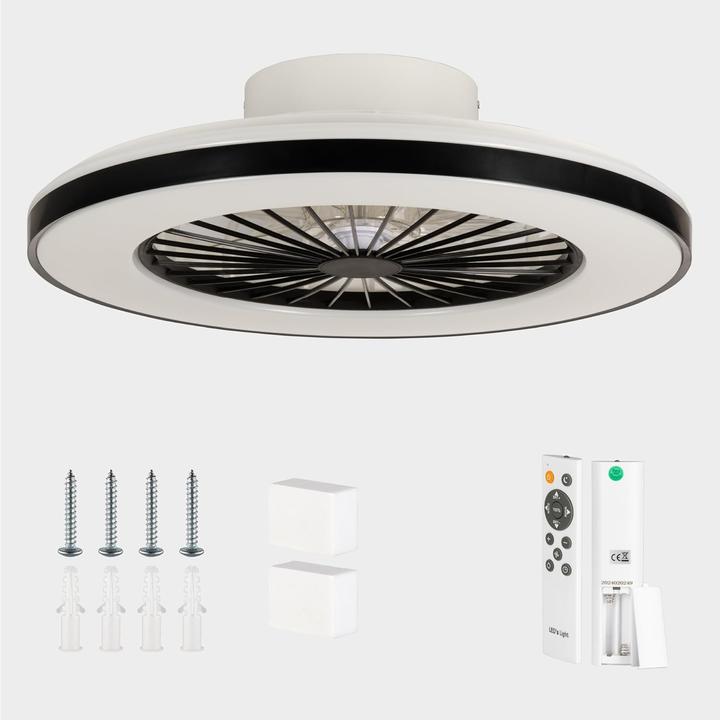 Produktbild Proventa Deckenventilator mit dimmbarer LED-Leuchte