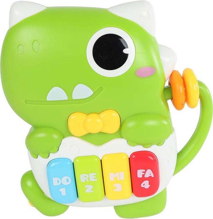 Actual product image Mini Club Animal Piano Dino with light and sound, 15 cm