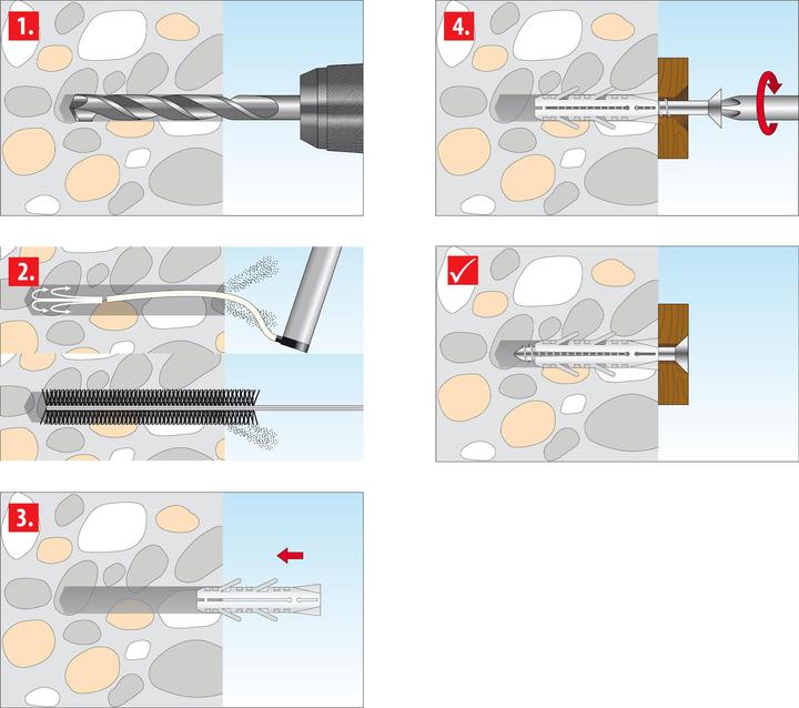Actual product image Tox Standard-Sortiment Miniset Beton (245 pcs.)