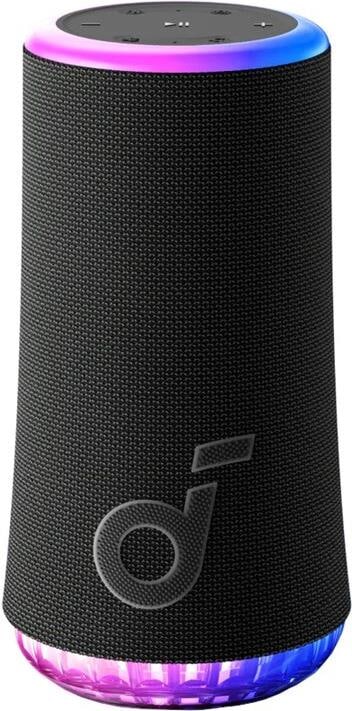 Immagine prodotto soundcore Głośnik Glow Czarny (18 h, Porta USB)