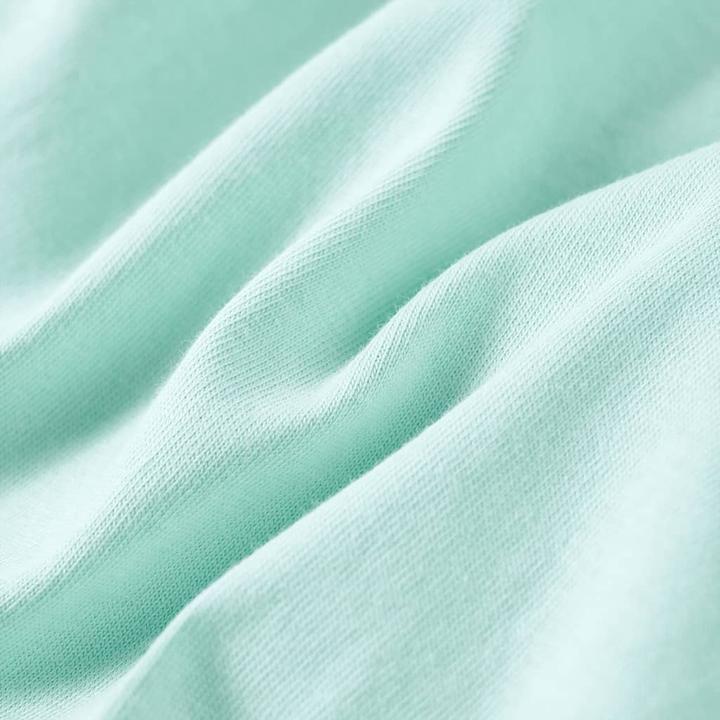 Image du produit vidaXL T-shirt enfant vert menthe clair 116,Matière : 100 (116)