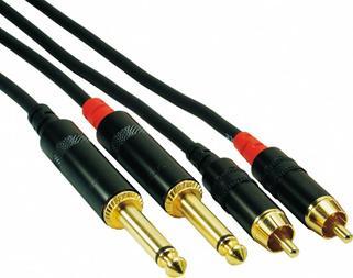 Actual product image Rock Cable NRA-070-0090 (5 m, 6.3mm jack, Cinch)