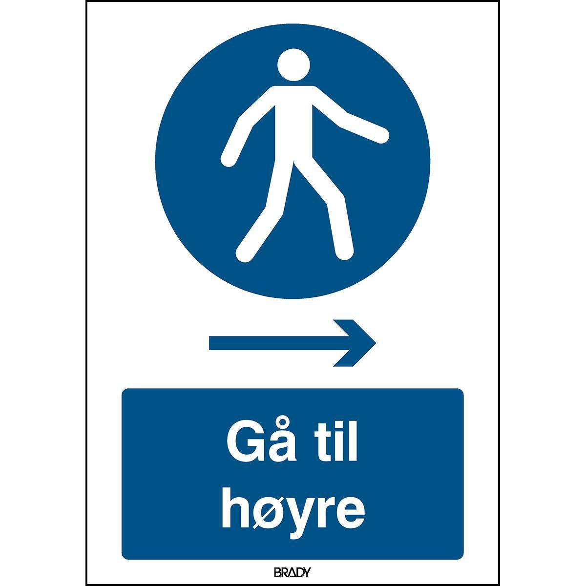 Brady, Sicherheitskennzeichnung, ISO Safety Sign - Use this