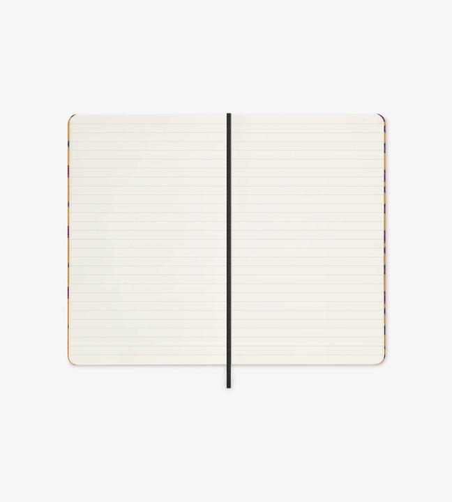 Actual product image Moleskine Silk notebook large/A5, lined, hard cover, yellow (A5, Lined, Hardcover)
