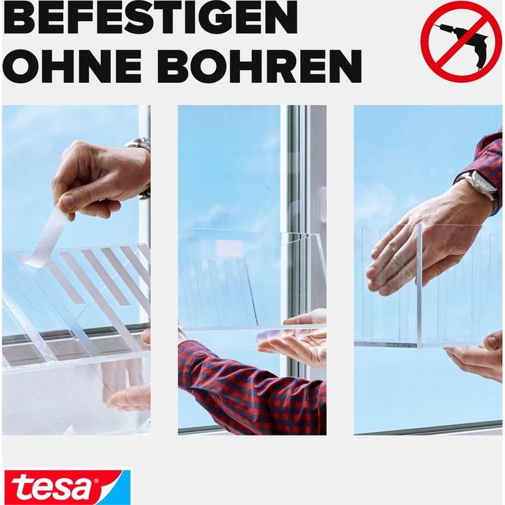 Produktbild tesa Powerbond TRANSPARENT doppelseitiges Montageband (19 mm)