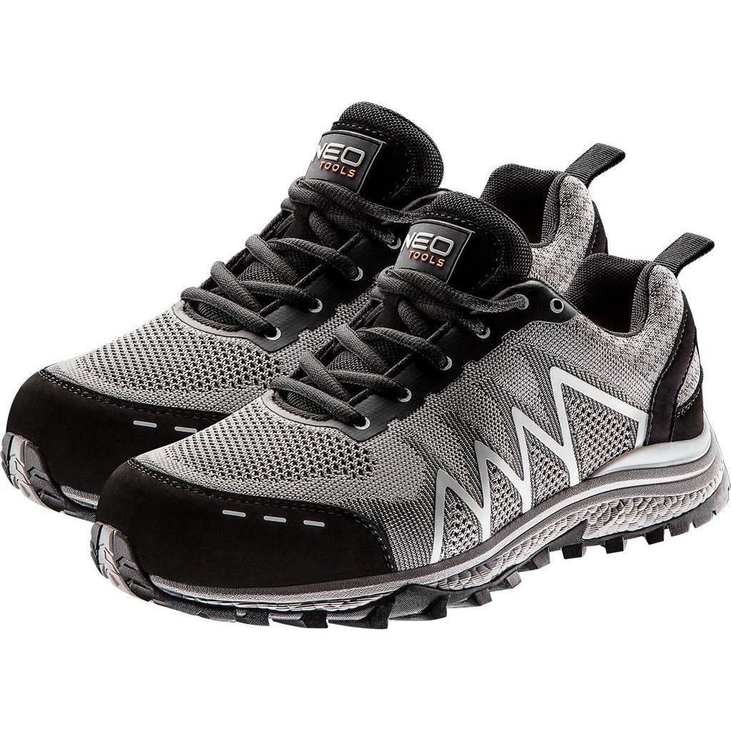 Neo Tools, Sicherheitsschuhe, Professional low shoes O1 without metal gray size 40 (82-731) (O1, 40)