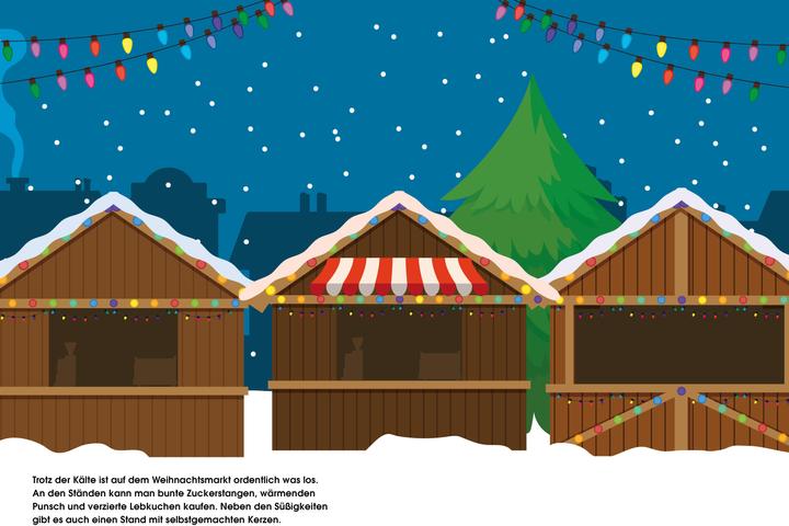 Actual product image My first picture words sticker book - Christmas