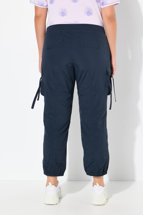 Image du produit Ulla Popken Pantalon cargo style militaire, avec taille élastique et cordon (50)