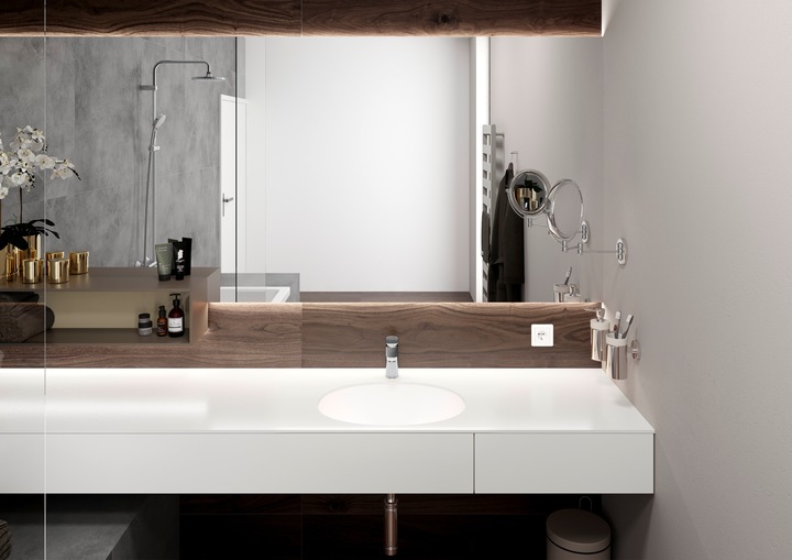 Actual product image hansgrohe Vernis Blend single lever basin mixer 100 without drain set