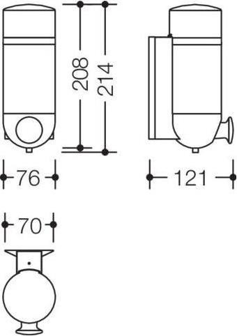 Actual product image Hewi Soap dispenser SERIES 477 filling quantity 500ml matt white mustard yellow