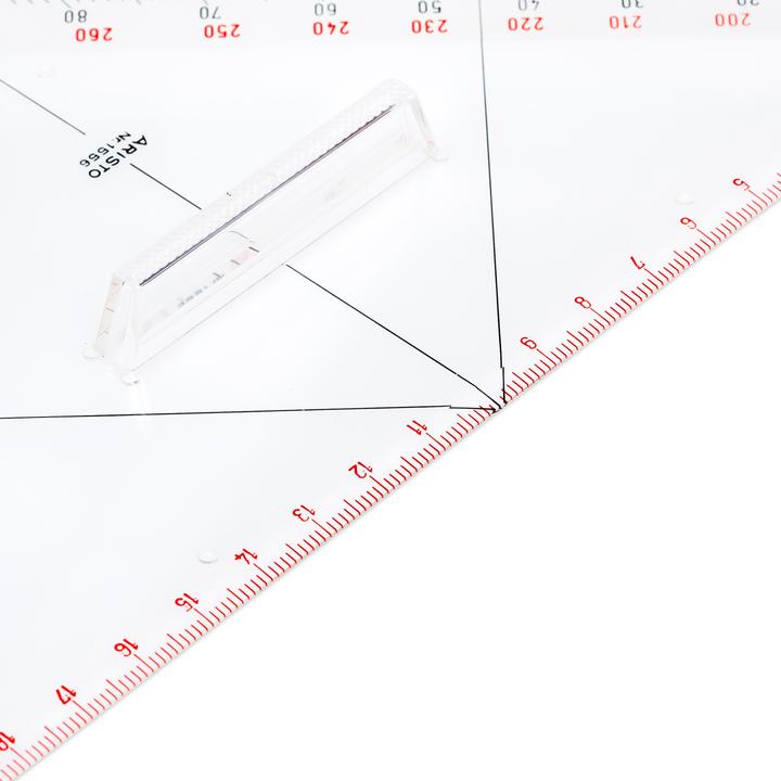 Actual product image Aristo Course triangle with handle (22.50 cm, Plastic)
