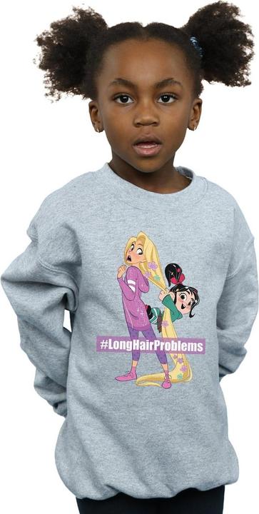 Produktbild Disney Wreck It Ralph Rapunzel And Vanellope Sweatshirt Mädchen (152, 158)