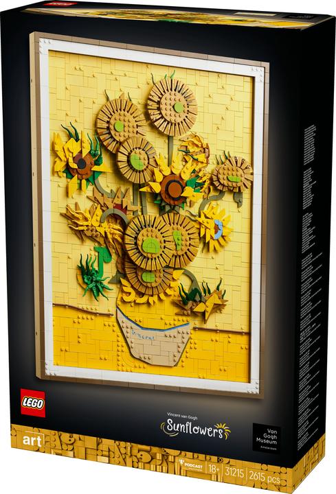 LEGO Vincent van Gogh – Sonnenblumen (31215, LEGO DC, LEGO Seltene Sets)