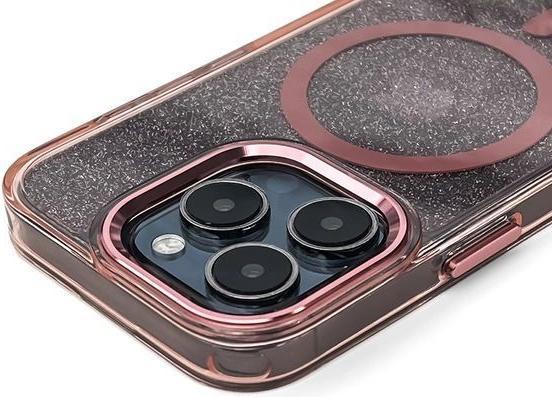 Produktbild Hurtel Glitter Case mit MagSafe für Samsung Galaxy A16 5G - Rosa (Samsung Galaxy A16 5G)
