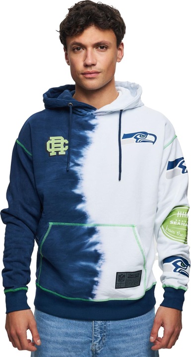 Produktbild Recovered Re:covered Fleece Hoody - INK DYE Seattle Seahawks - S (S)