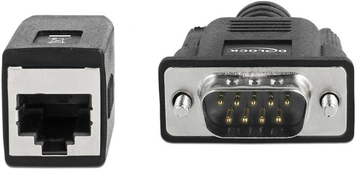Actual product image Delock Serial RS-232/422/485 Adapter DB9 male to RJ45 female (0.20 m)