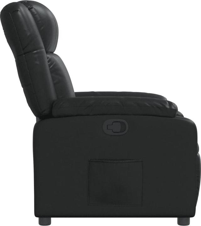 Produktbild vidaXL Relaxsessel Schwarz Kunstleder,Farbe: Schwarz,Material