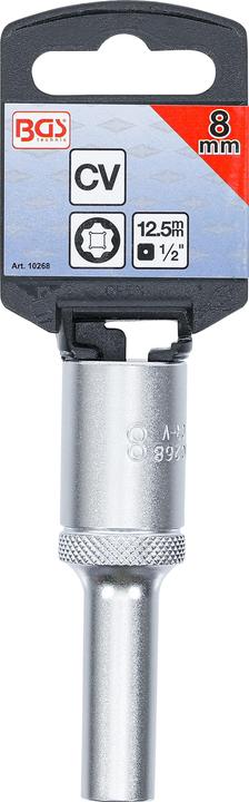 Produktbild BGS Steckschlüssel-Einsatz Super Lock, tief Antrieb Innenvierkant 12,5 mm (1/2") SW 8 mm (8 mm)