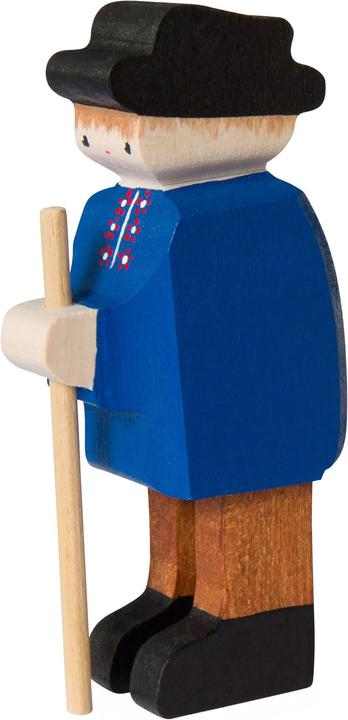 Image du produit Trauffer Bauer Fritz avec sa canne en bois