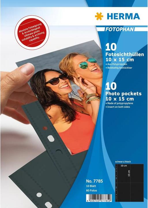 Produktbild HERMA Foto Hüllen (23 x 31 cm, 1 x)