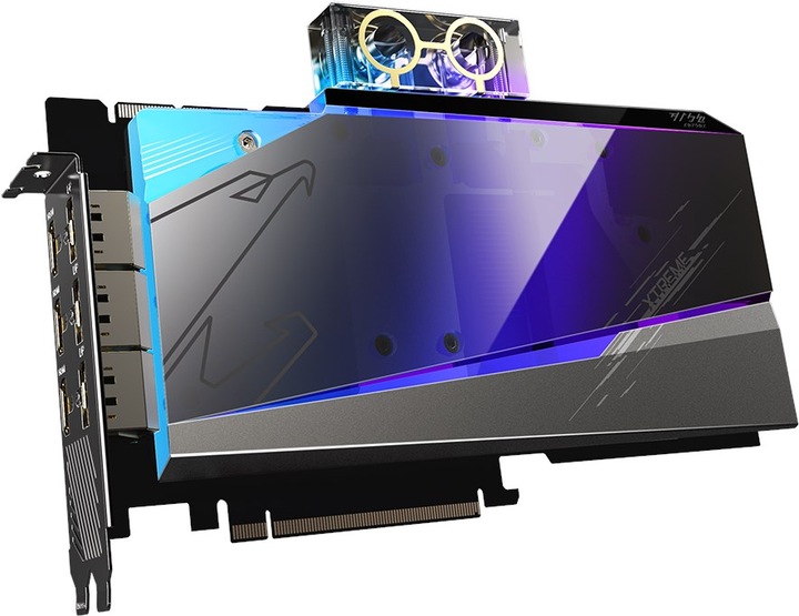 Actual product image Gigabyte Aorus GeForce RTX 3090 Xtreme Waterforce WB 24G, 24576 MB GDDR6X (24 GB)