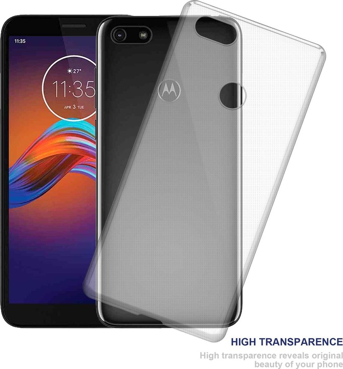 Produktbild Cadorabo TPU Ultra Slim AIR Cover (Motorola Moto E6 Play)