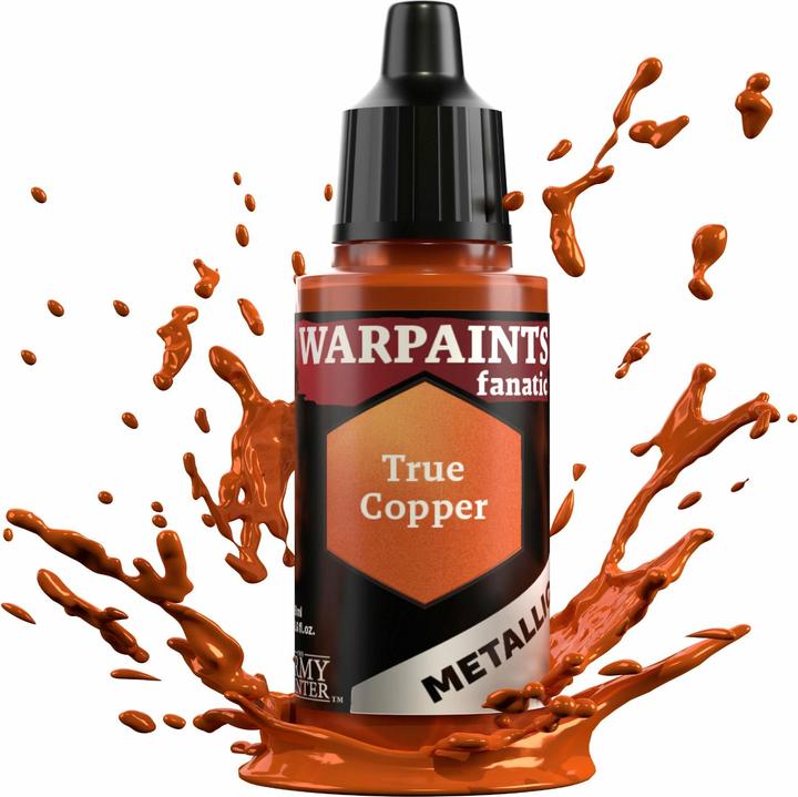 Actual product image The Army Painter Metallic colour Warpaints Fanatic Metallic: True Copper 18 ml