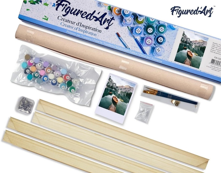 Actual product image Figured'Art Painting by numbers