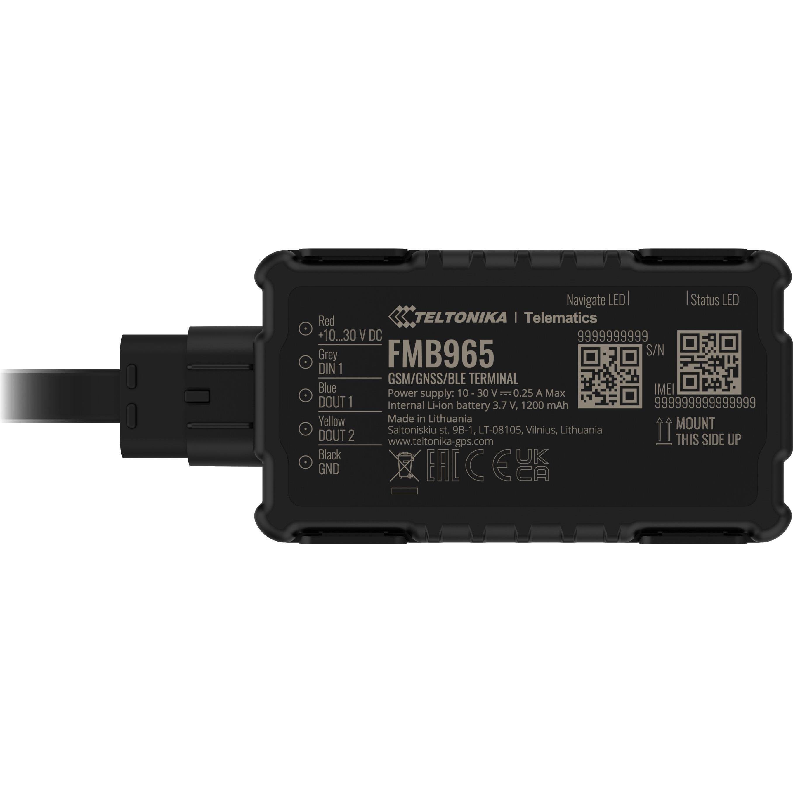Teltonika Telematics FMB965 IP67 Basic, Netzwerk Zubehör