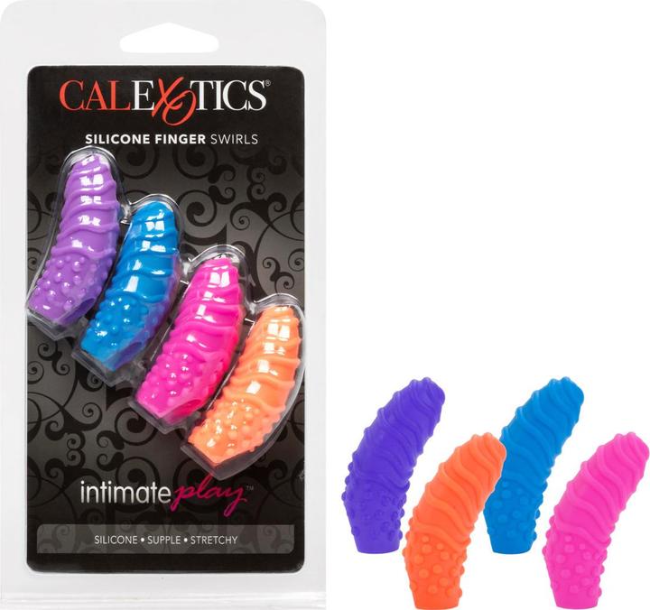 CalExotics Intimate Play Silicone Finger Swirls