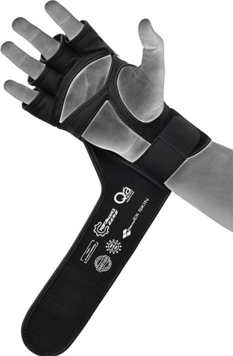 Produktbild Rdx MMA Handschuhe Aura Plus T-17 Black Golden-M (M)
