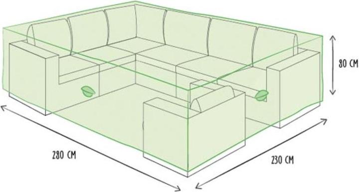 Actual product image Garden Lights Outdoor Cover for Lounge Set - XL