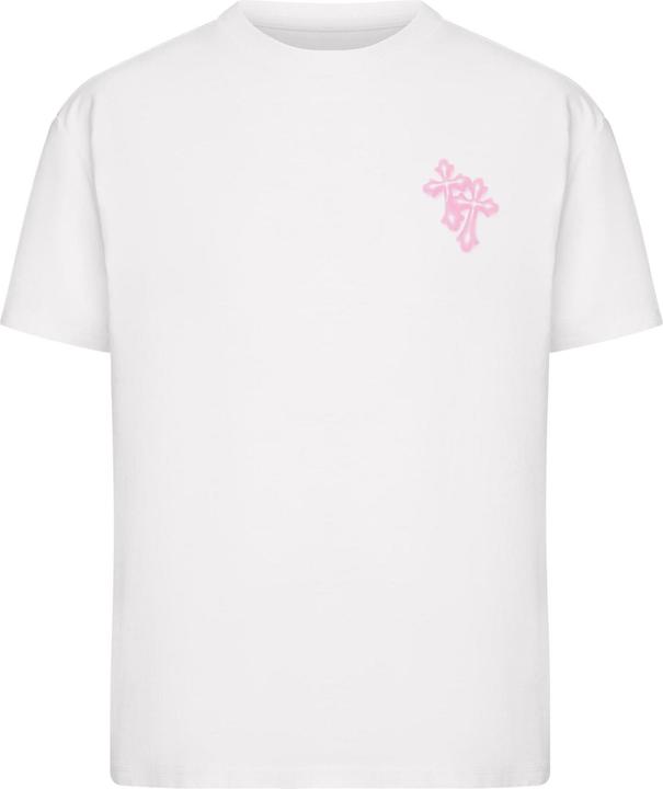Produktbild Miss Tee Pink Cross Tee white L (L)