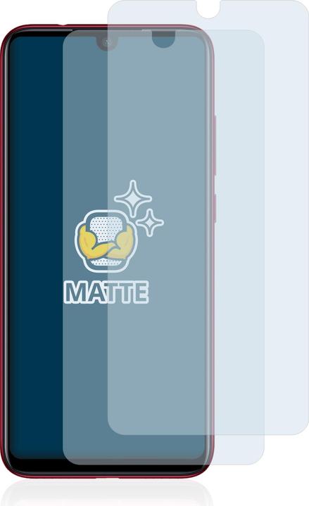 Actual product image BROTECT Anti-glare screen protector matt (2 Piece, Xiaomi Redmi Note 7)