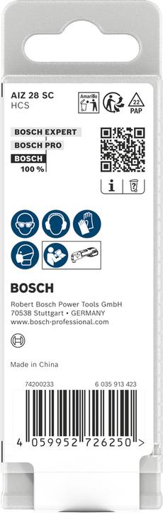 Immagine prodotto Bosch Professional Zubehör AIZ 28 SC Universalfugenschneider für Multifunktionswerkzeuge, 10-tlg.