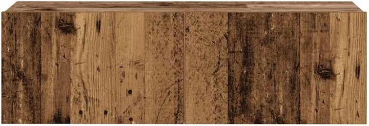 Produktbild vidaXL TV-Wandschränke 3 Stk. Altholz-Optik Holzwerkstoff HiFi-Schrank (30 x 30 x 110 cm)