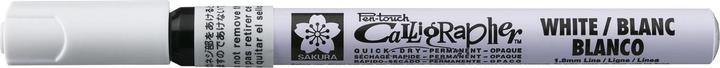 Actual product image Sakura Calligraphy Marker 1.8 mm F, White (1x)