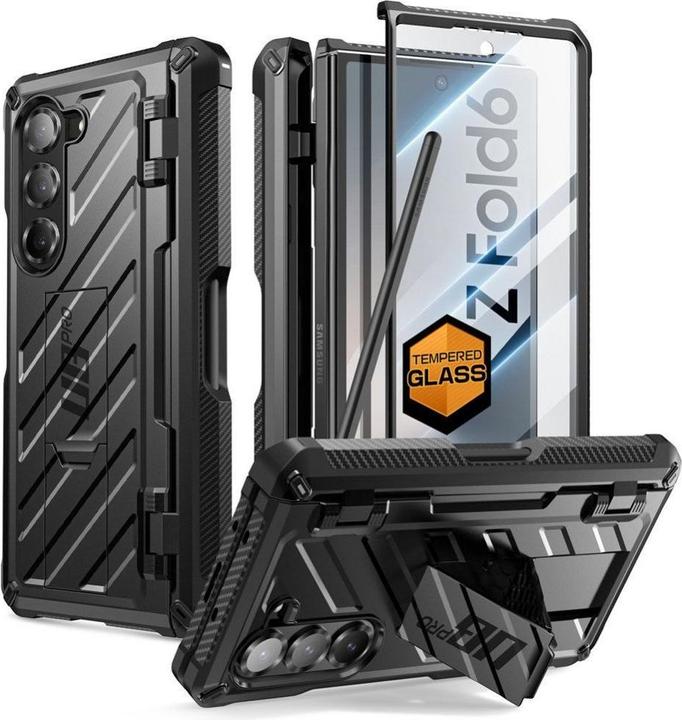 Supcase Custodia Unicorn Beetle Pro per Samsung Galaxy Z Fold 6 - Nero (Samsung Galaxy Z Fold6)