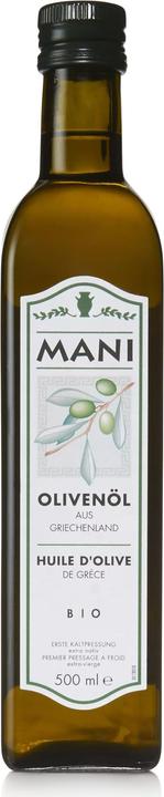 Actual product image Mani Organic olive oil from Greece (50 cl)