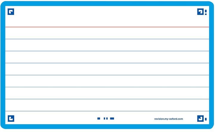 Produktbild Oxford FLASH 2.0 Karteikarten (75 x 125 mm, 80 x)
