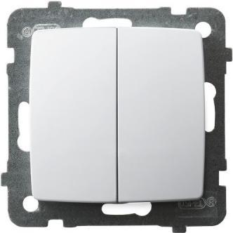 Ospel ŁP-17S/m/00, Taster + Schalter, Weiss