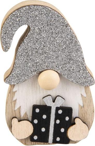 Produktbild MICA Living Wichtel stehend - schwarz/braun/mint - ca. 5 x 2 x 8 cm - 1 Stück