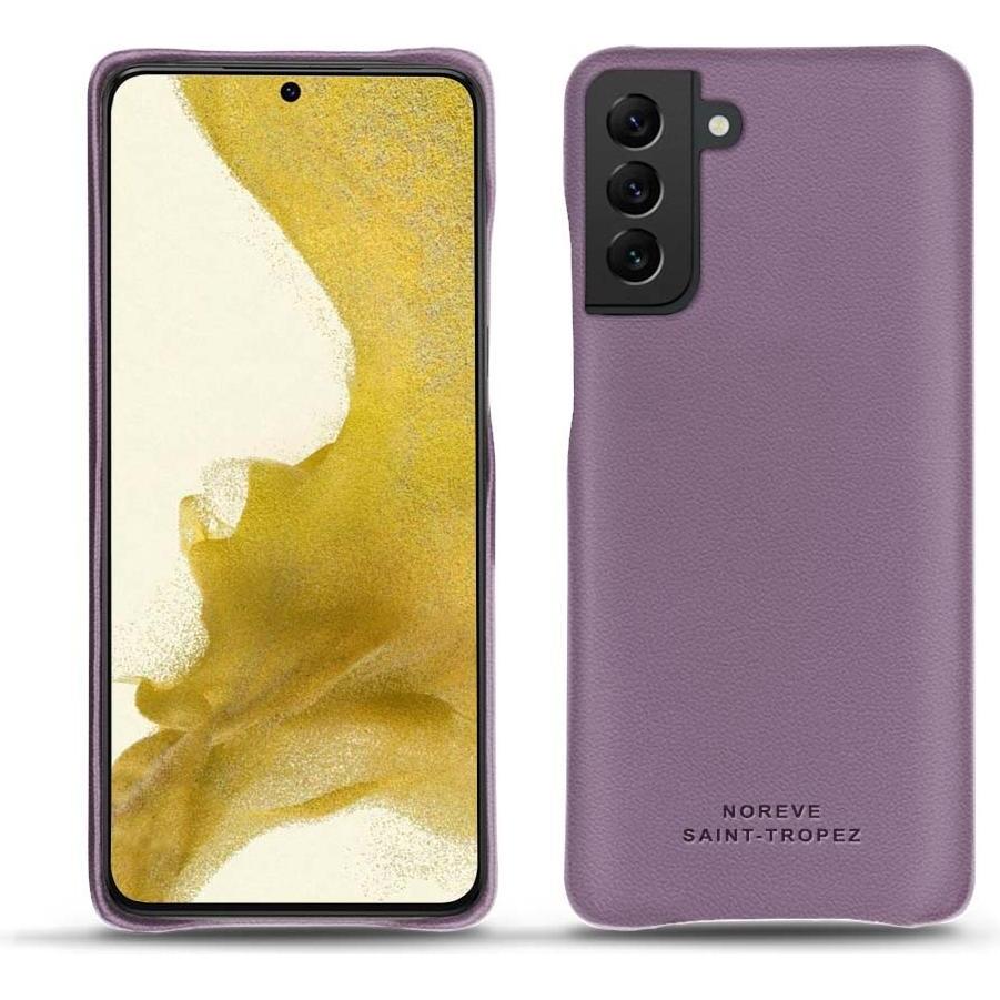 Noreve Lederschutzhülle (Samsung Galaxy S22), Smartphone Hülle, Violett