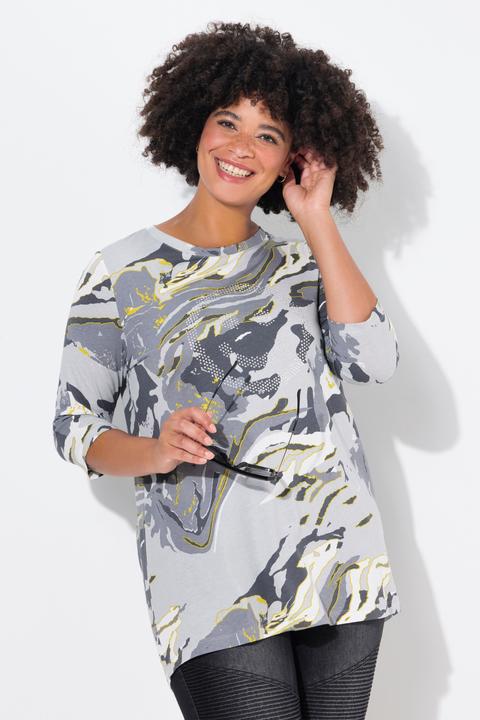 Actual product image Angel of Style T-Shirt, A-Linie, Camouflage, Glitzer-Smiley (44)