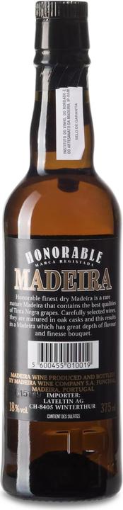Produktbild Honorable Madeira (1 x 37.5 cl, 2011)