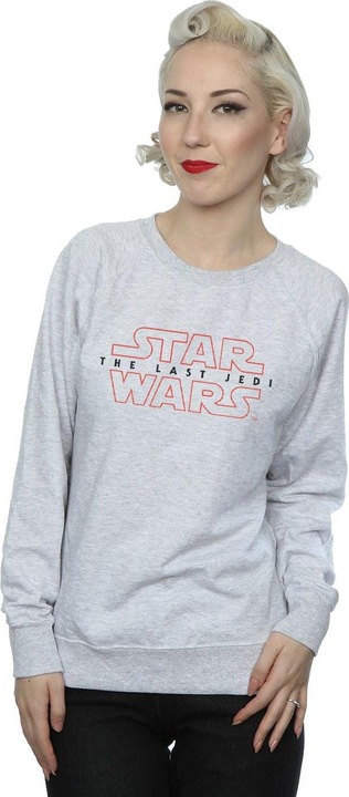 Actual product image Star Wars Womens/Ladies The Last Jedi Logo Sweatshirt (XL)