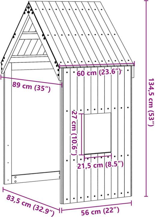 Produktbild vidaXL Dach für Kinderbett