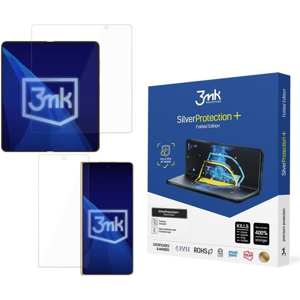 3MK SilverProtection+ Folded Edition Schutzfolie für Honor Magic V5 (1 pz., Honor Magic V5), Pellicola protettiva smartphone, Trasparente