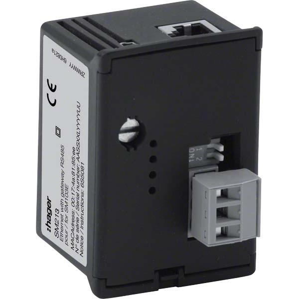 Hager HAG SM213 Modul Ethernet Jbus/Modbus fÃ¼r SM103E, Elektronikzubehör + Gehäuse